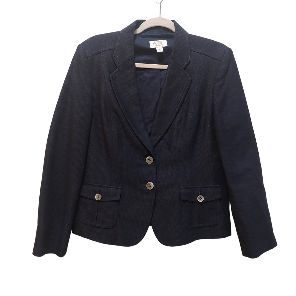 Talbots Ladies Long Sleeve Casual Button Front Blazer